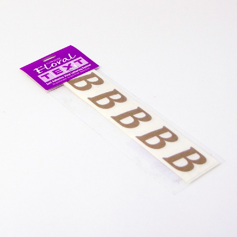 Picture of Oasis gold florist letter B