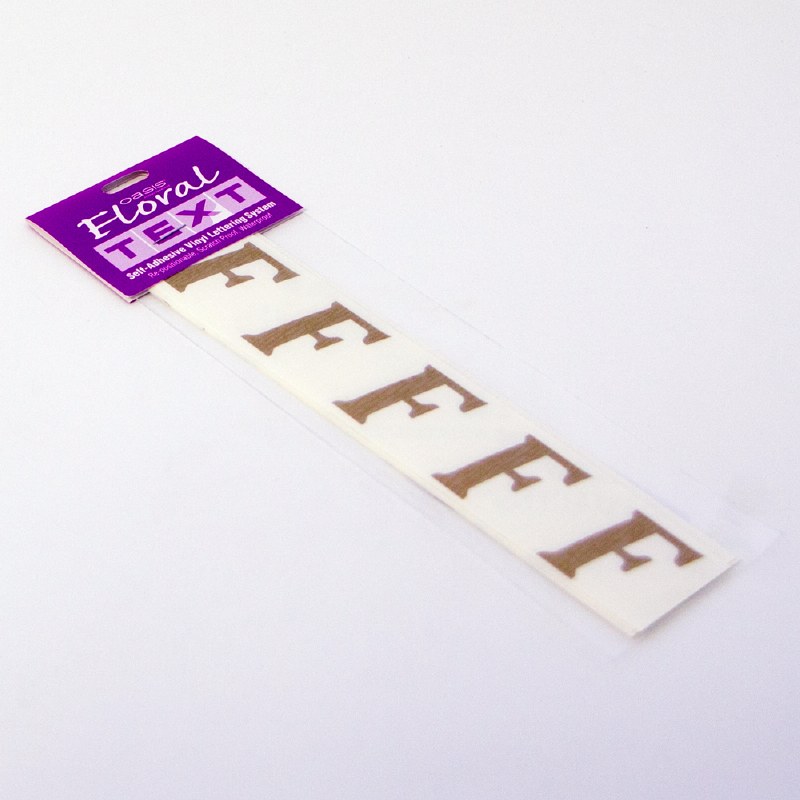 Picture of Oasis golf florist letters F