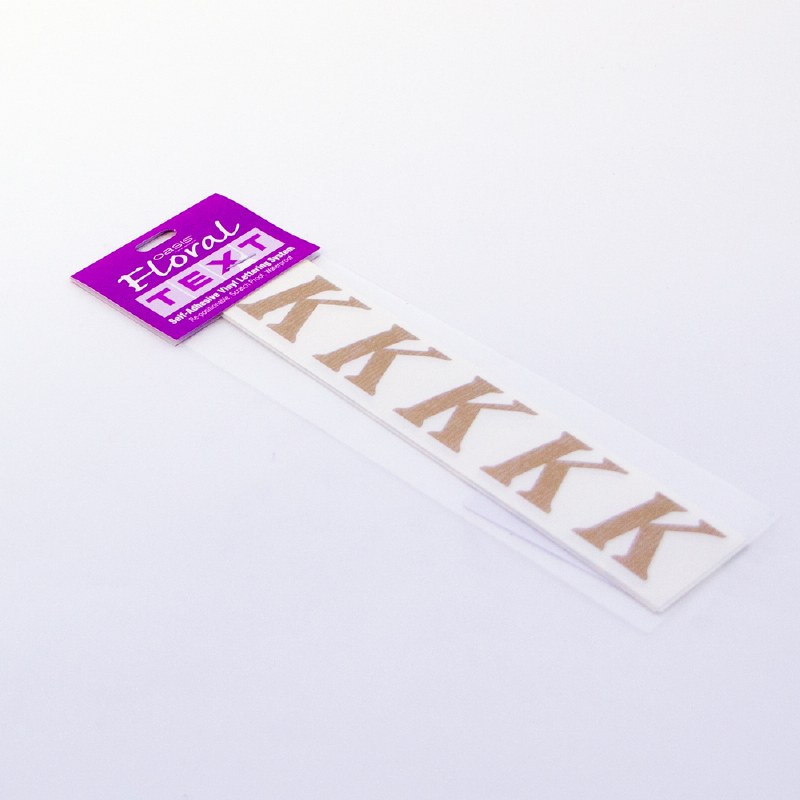 Picture of Oasis gold florist letters K