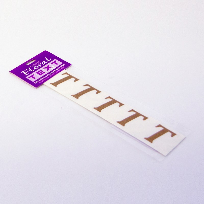 Picture of Oasis gold florist letters T