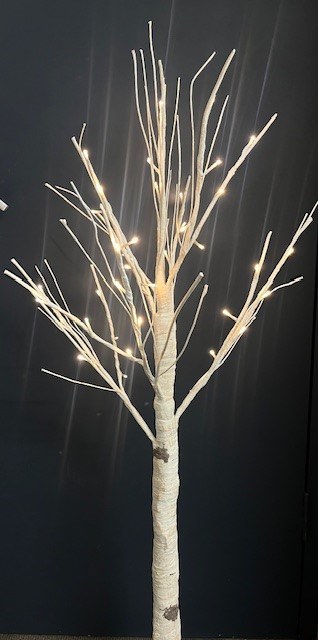 Pre Lit Paper Twig Tree Birch 210cm