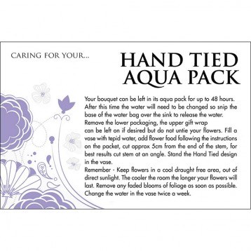 Picture of Florist Aqua Pack Care Cards x 100pcs