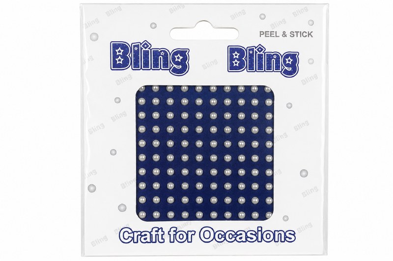Pearl 3mm bling bling craft stickers
