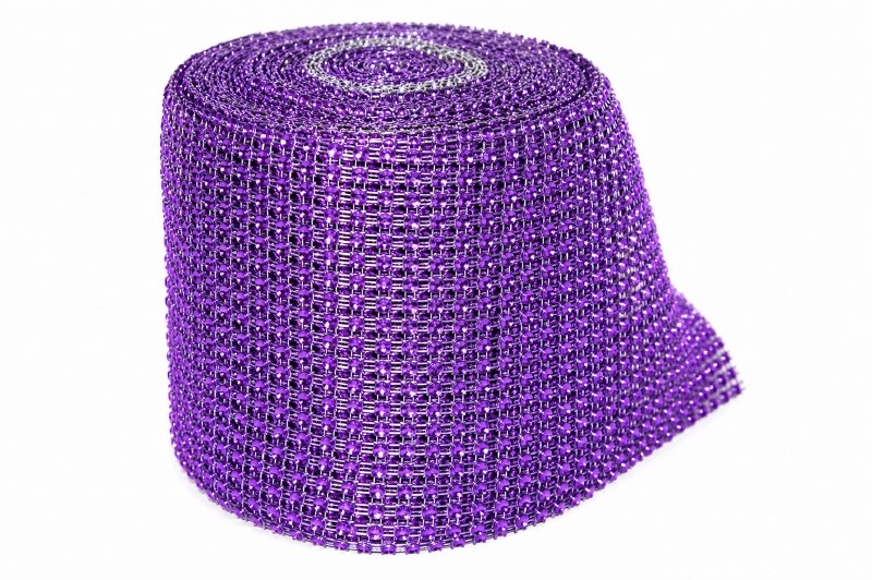 Diamond mesh purple