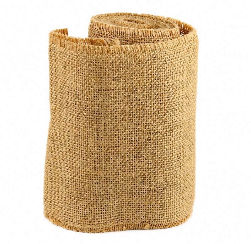 Hessian Burlap Ribbon 15cm x 5m Natural