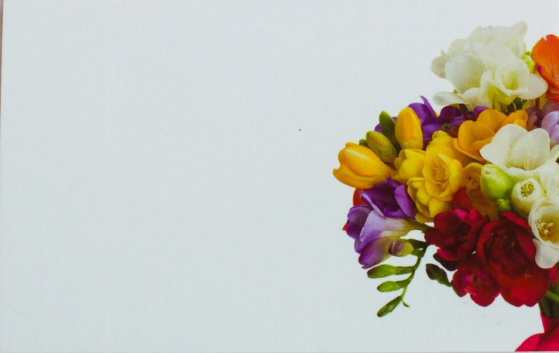 Picture of Florist Cards Small Freesia x 50pcs