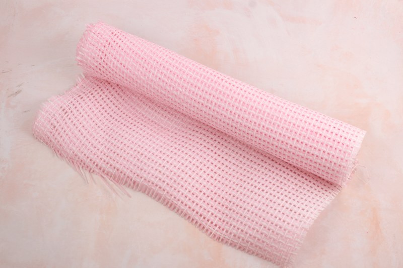 Picture of Mesh Fabric 50cm x 5 Yards Pink/ White