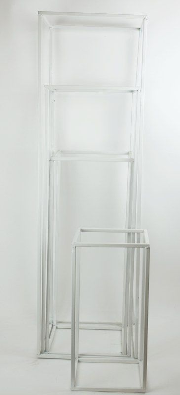 Picture of Wedding Floral Columns ser x 4 40cm/60cm/80cm/100cm White