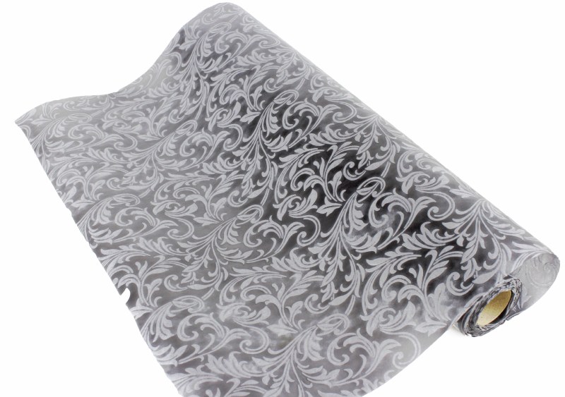 Florist Wrap 53cm x 5 Yards Grey