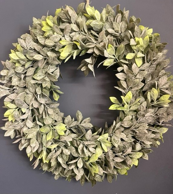 Artificial Greenery Wreath 46cm Approx