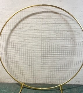 Picture of Metal Mesh Gold Hoop 2m