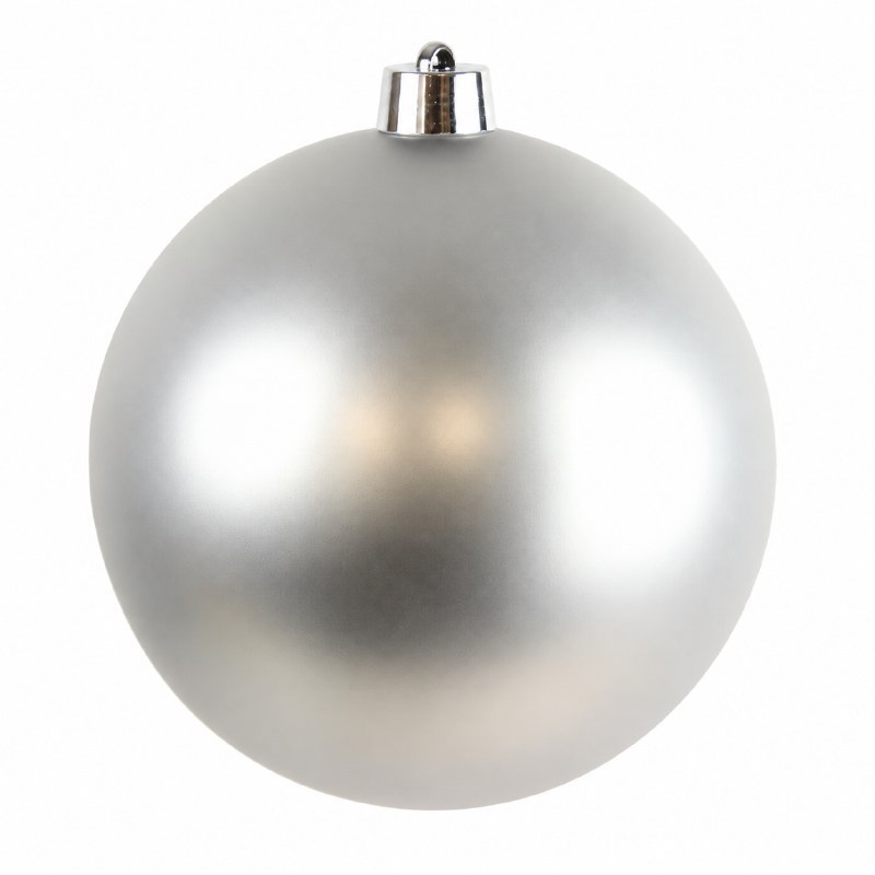 Giant Bauble 30cm Matt Silver