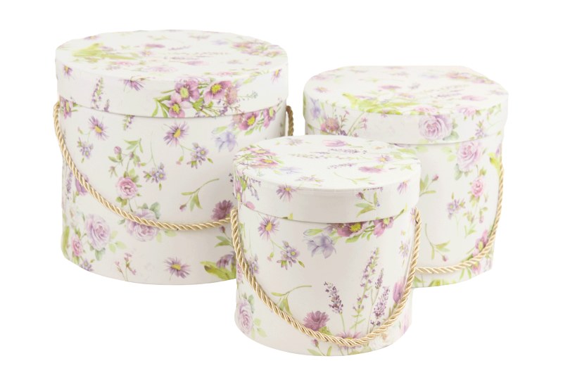 Picture of Hat Box Wild Flower Set x 3