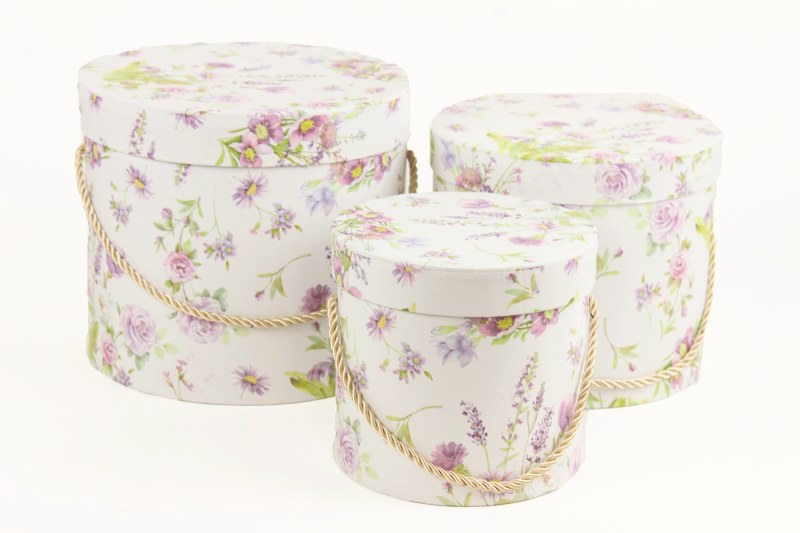 Picture of Hat Box Wild Flower Set x 3