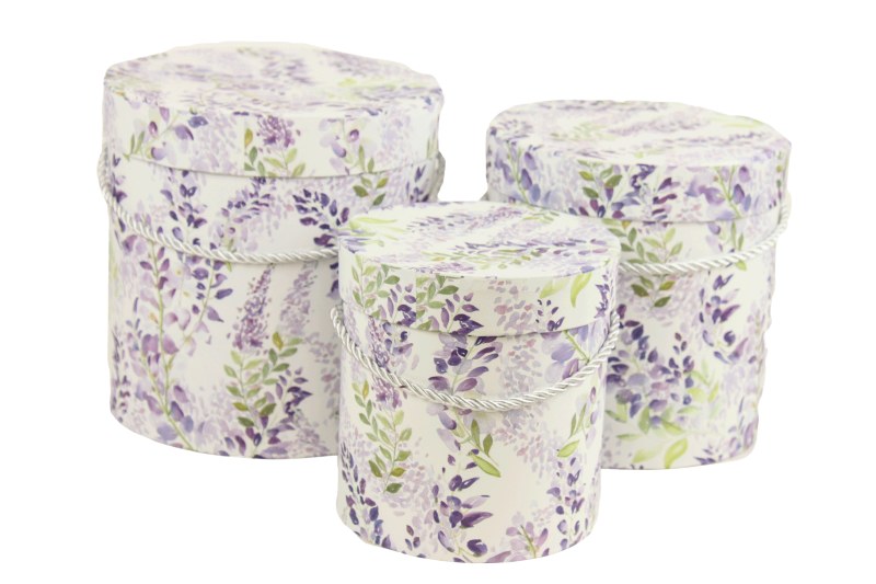 Picture of Hat Box Lavender Set x 3
