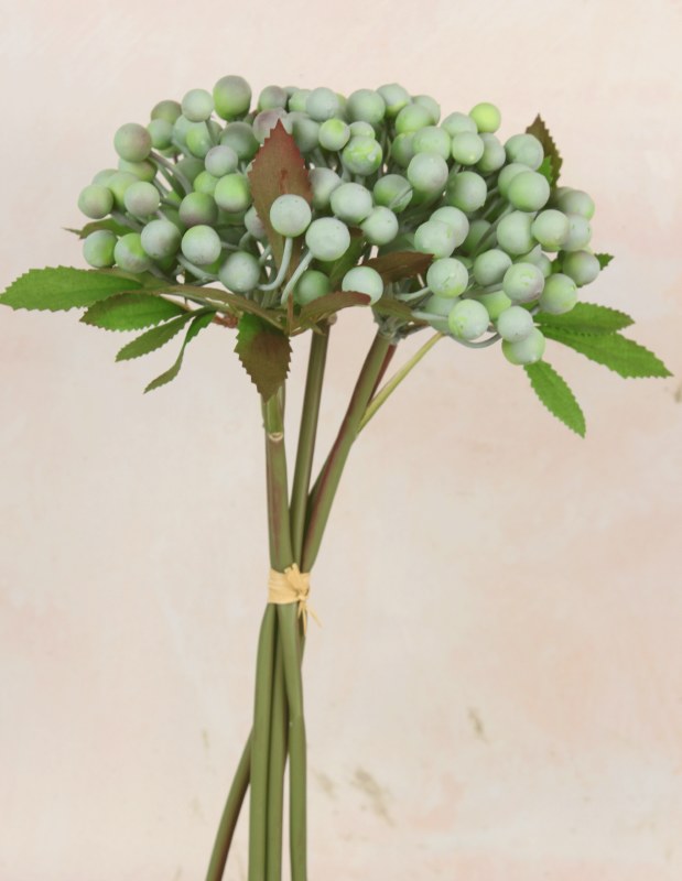 Picture of Faux Berry Bunch Green 30cm