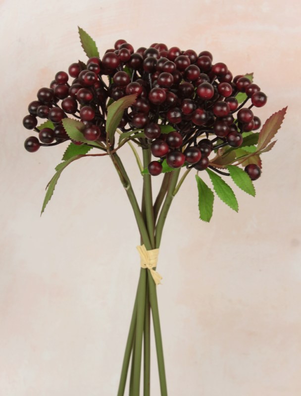 Picture of Berry Bunch Burgundy 30cm