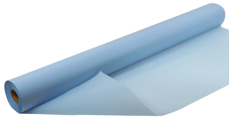 Frosted Florist Cellophane Wrap 80cmx80m- 50 micron bouquet wrapping film Light Blue