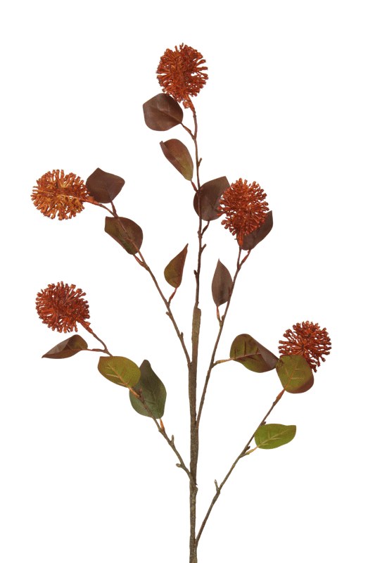 Artificial Autumn Stem 85cm Orange