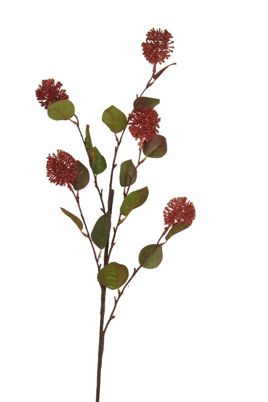 Artificial Autumn Stem 85cm Red/Brown