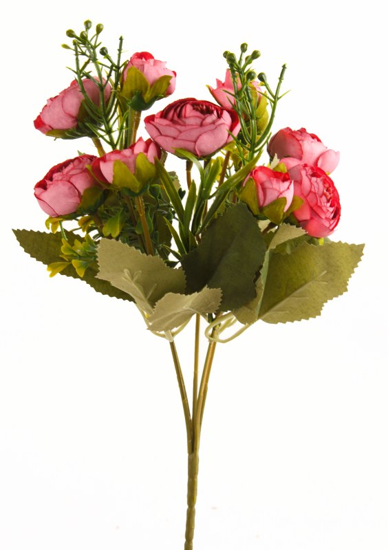 Picture of Artificial Flower Ranunculus Bunch x 10 Fuchsia