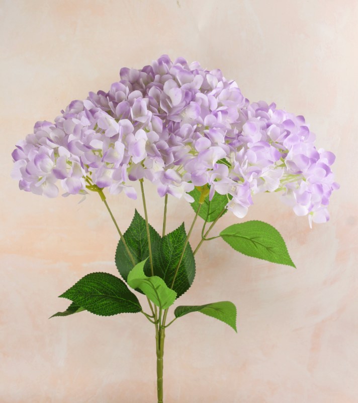 Artificial Hydrangea Bunch 50cm Lilac