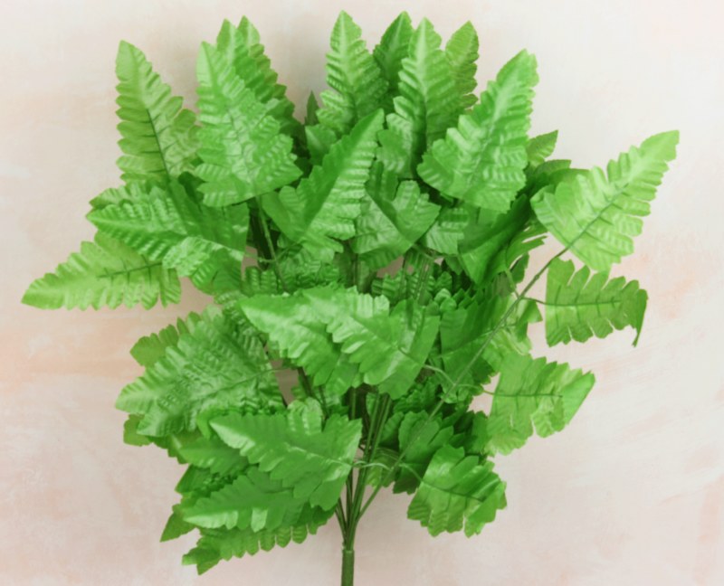 Picture of Faux Leather Fern Bunch x 12 Stems