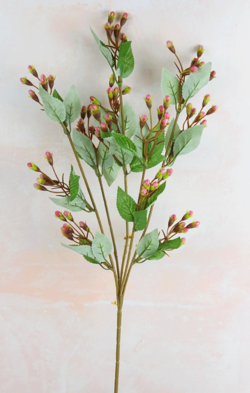 Picture of Artificial Fruit Berry Stem Pink 65cm