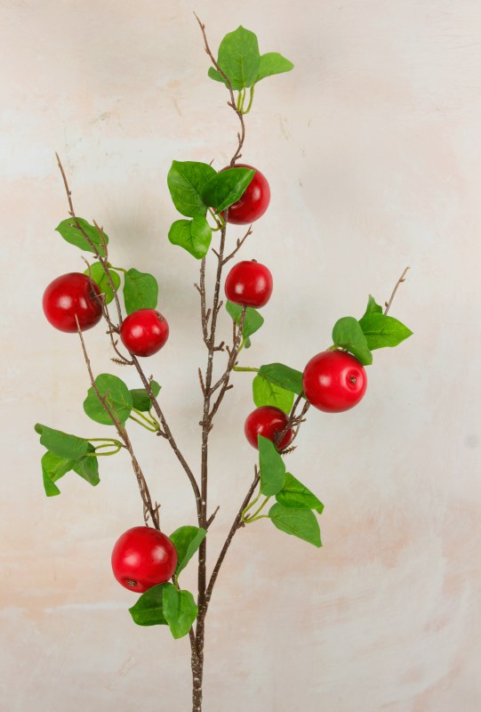 Faux Apple Branch 95cm