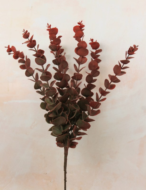 Faux Autumn Eucalyptus Bunch 44cm
