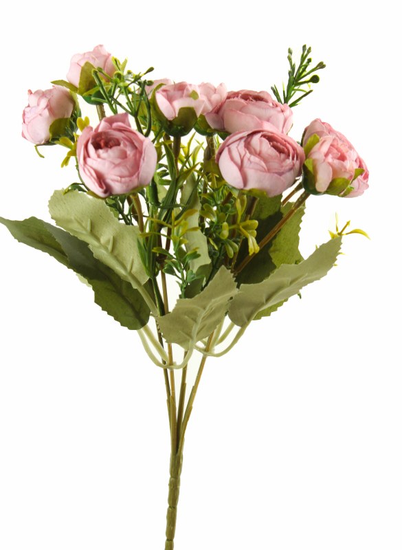 Picture of Artificial Flower Ranunculus Bunch x 10 Blush