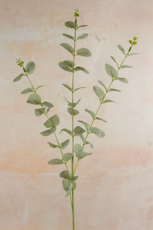 Artificial Eucalyptus Stem Frosted Green 90cm