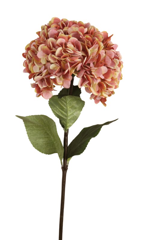 Artificial Hydrangea Stem Blush Pink 74cm