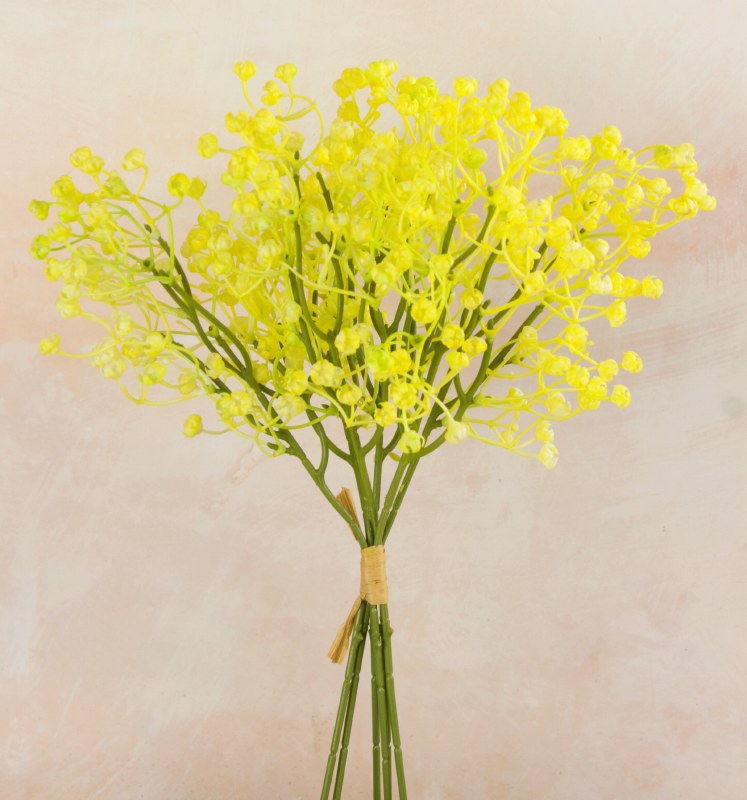 Artificial baby's Breath Yellow 34cm