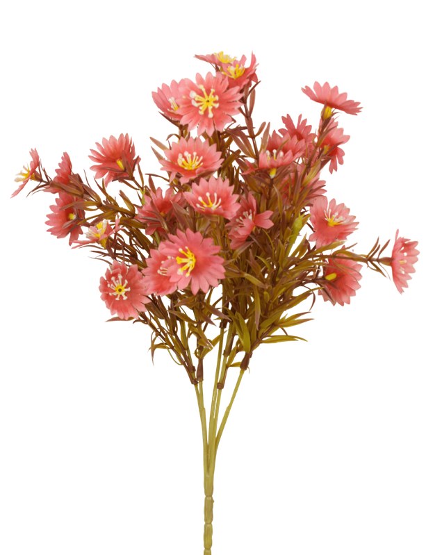 Artificial Pink Daisy Bunch 30cm- Faux Daisy Spray (5 Stems)