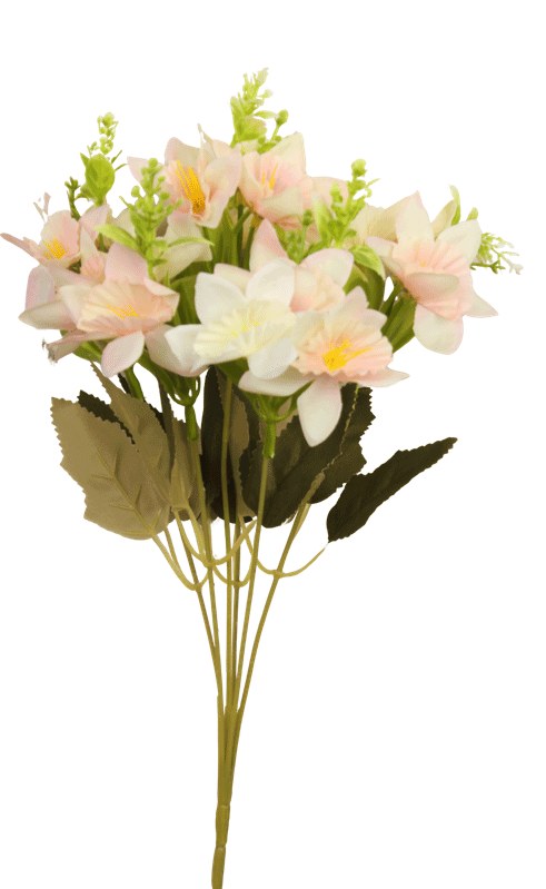 Artificial Alstromeria Bunch 36cm Pink