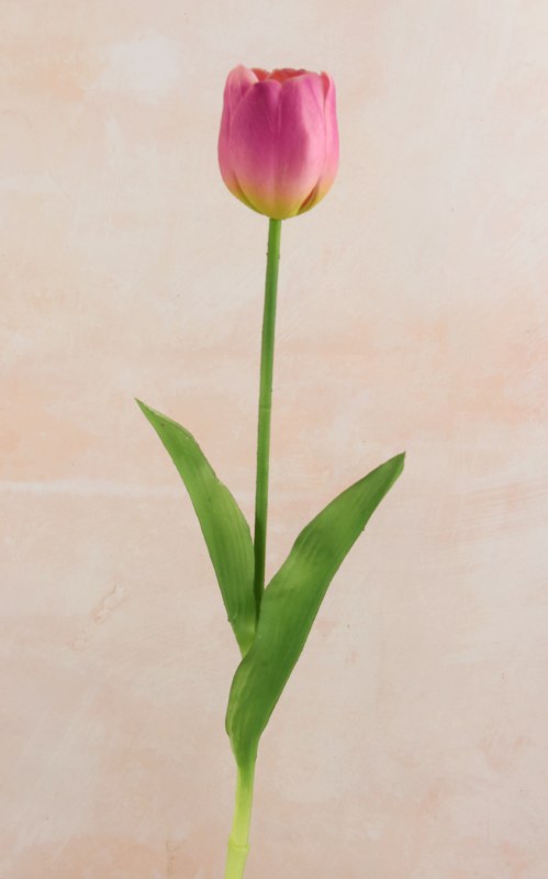 Picture of Artificial Tulip Stem 41cm Real Touch Pink