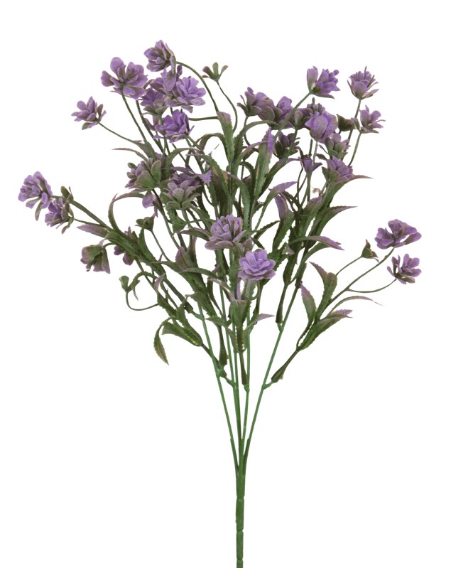 Artificial Lilac Blossom Spray 35cm- Faux Flower Bunch( 5 Stems)