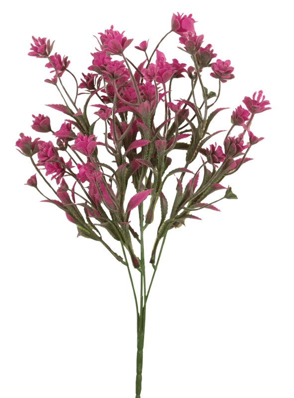 Artificial Pink Blossom Spray 35cm- Faux Flower Bunch( 5 Stems)