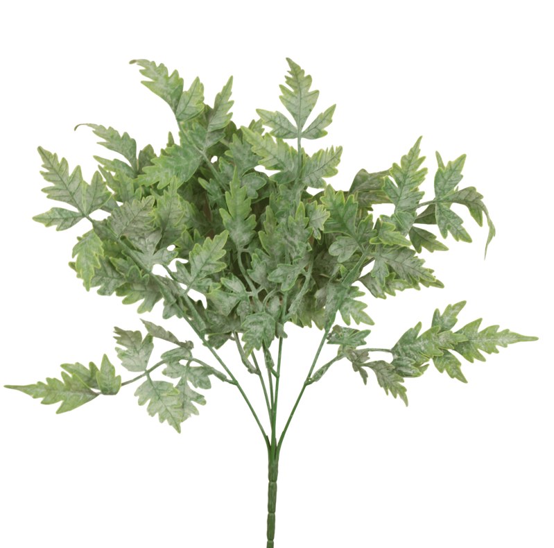 Artificial Frosted Foliage Bunch 38cm