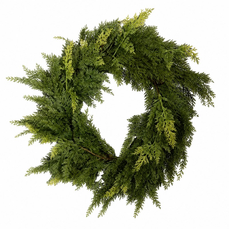 Faux Spruce Pine Wreath 55cm
