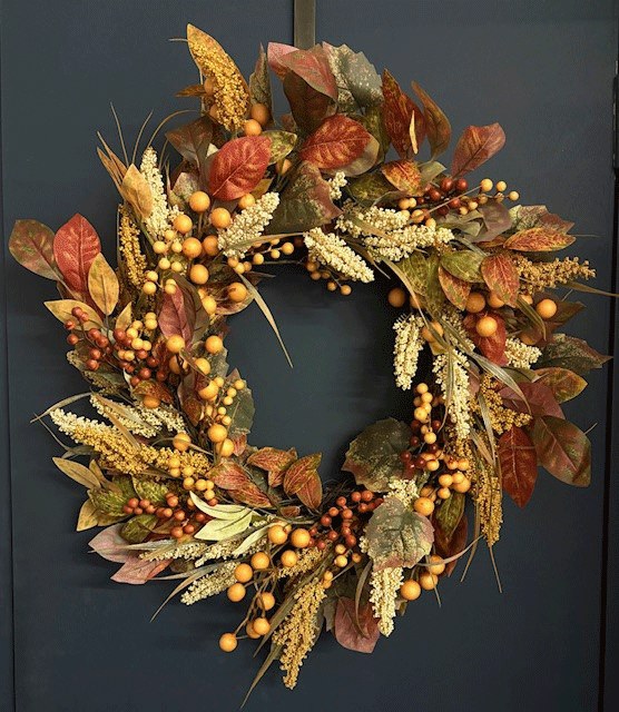 Autumn Door Wreath 24"