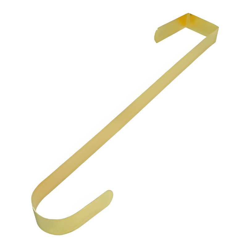 Christmas Wreath Door Hook Gold 13"