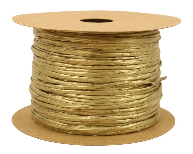 Paper Covered Florist Wire 2mm x 50m Gold