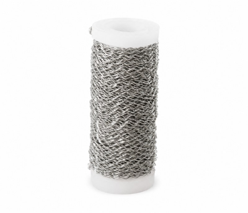 Florist Bullion Wire Silver