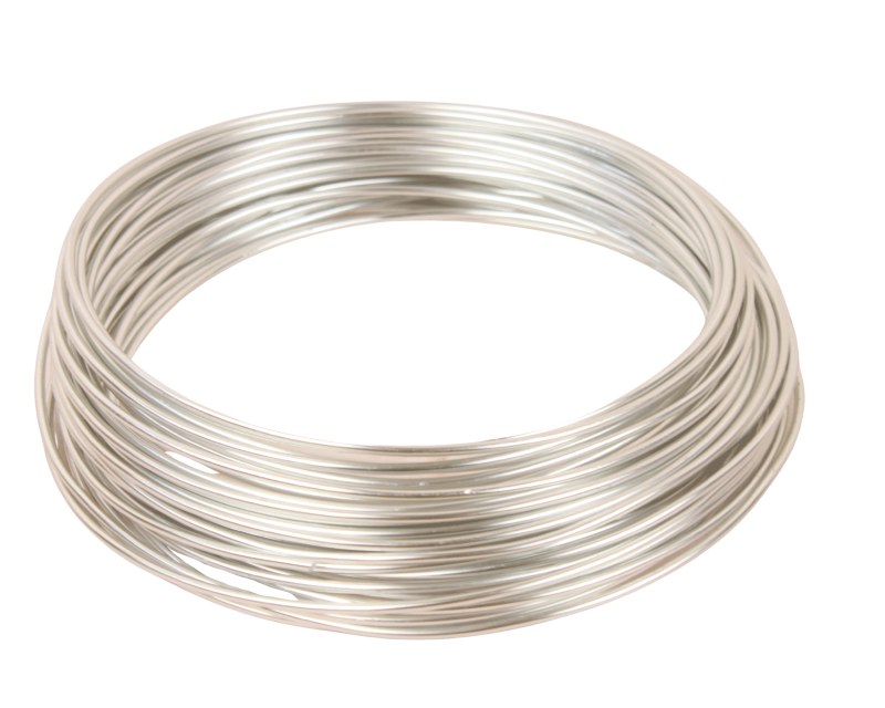 Floirst Aluminium Wire Silver 2mm x 100g | Decorative Floristry Wire