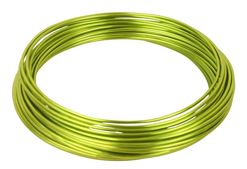 Floirst Aluminium Wire Green 2mm x 100g | Decorative Floristry Wire