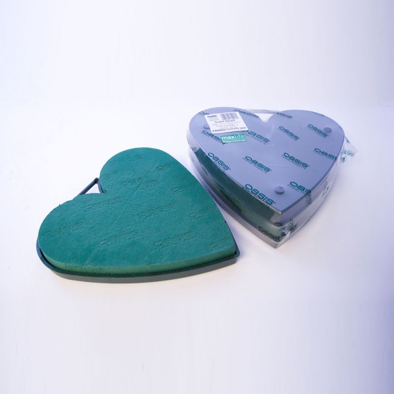 2 x 13in floral foam heart shape