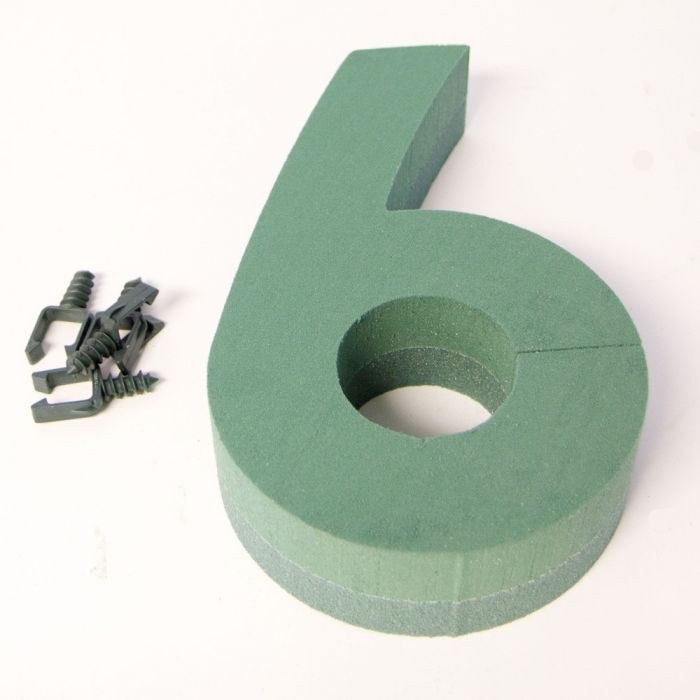 Oasis florist foam number 6 12in