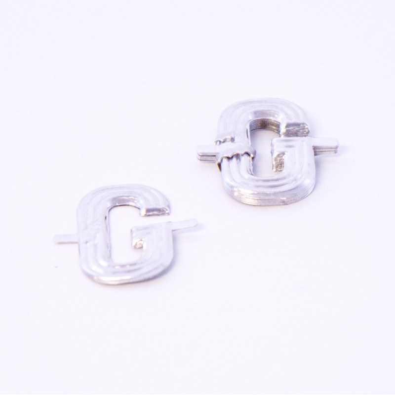 Aluminium Florist Letter G 4cm
